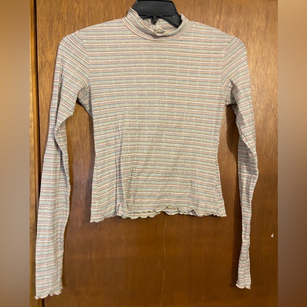 FREE PEOPLE Striped Long Sleeve Top - Multicolor